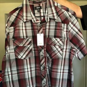 Brand new Urban pipeline button up shirt